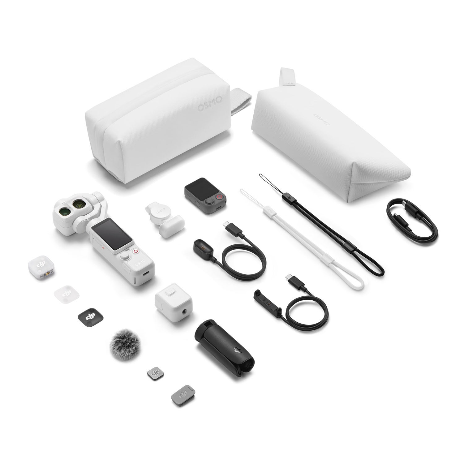 DJI Osmo Pocket 4P (Pro) Creator Combo Parelwit