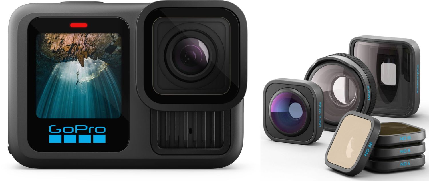 GoPro HERO13 Black actiecamera met HB-Series lenscollectie