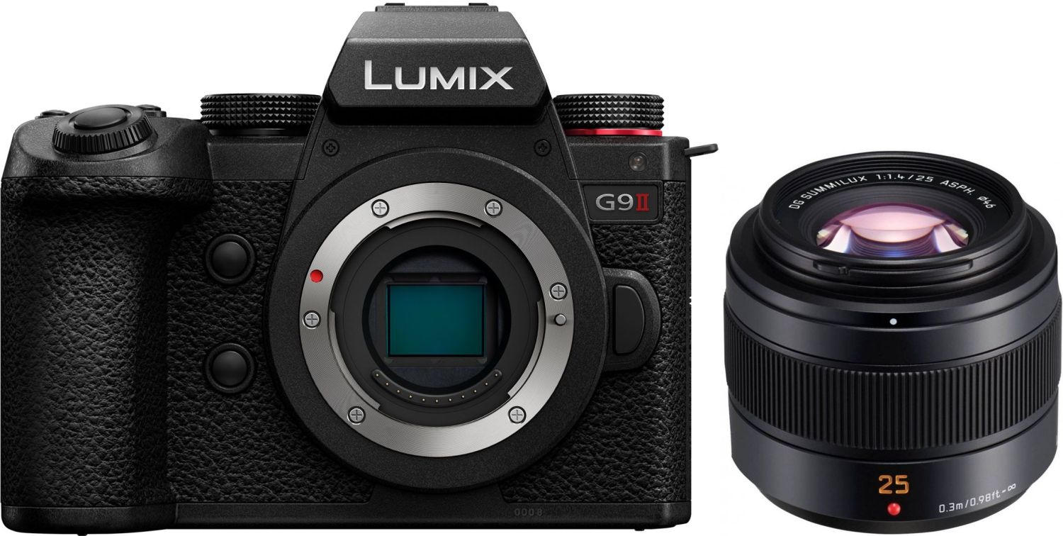 Panasonic Lumix G9 II Gehäuse met Leica DG Summilux 25mm f1.4 II ASPH. objectief