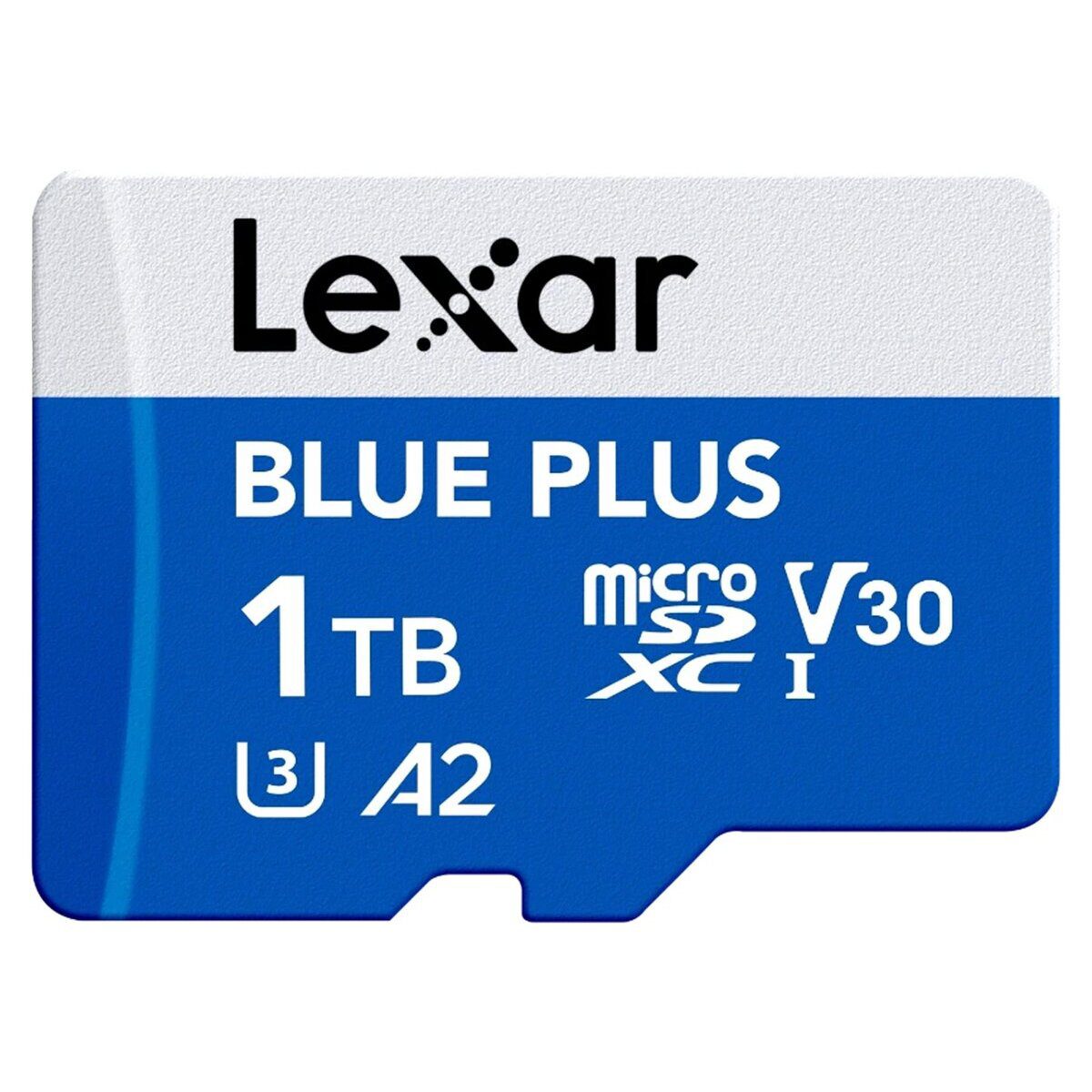 Lexar 1TB Micro SD Blue Plus UHS-I V30 170MB/s geheugenkaart