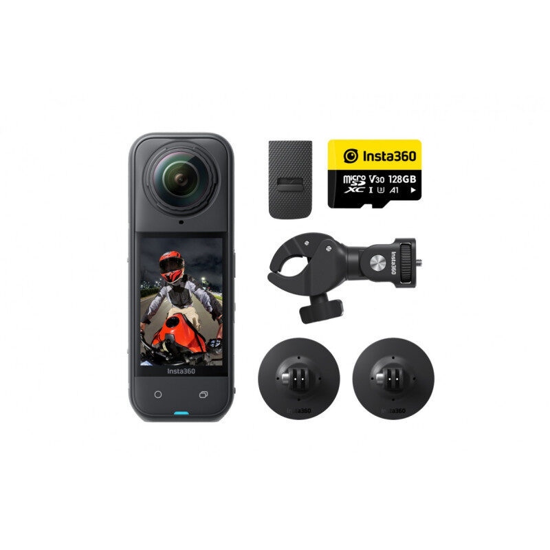 Insta360 X5 360-graden actiecamera Motorfiets Bundel
