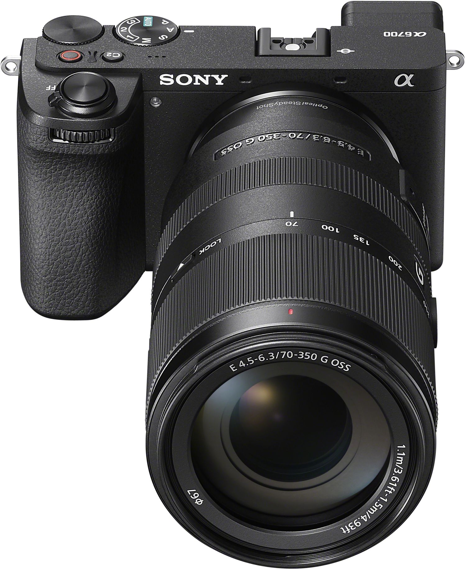 Sony Alpha ILCE-6700 Systeemcamera met 70-350mm f/4.5-6.3 G OSS Lens