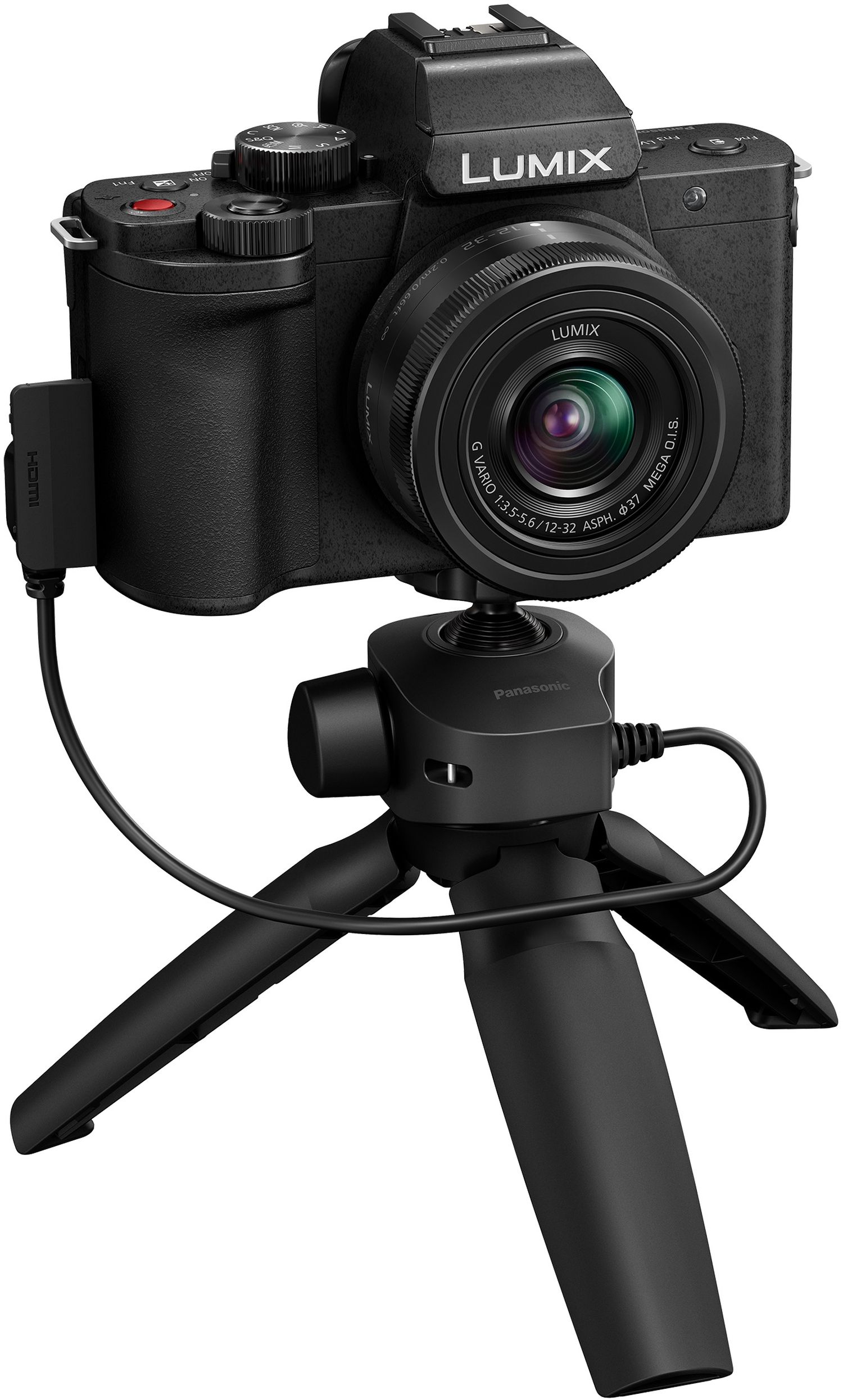 Panasonic Lumix DC-G100D + 12-32mm f/3.5-5.6 ASPH. OIS kit met statiefgrip