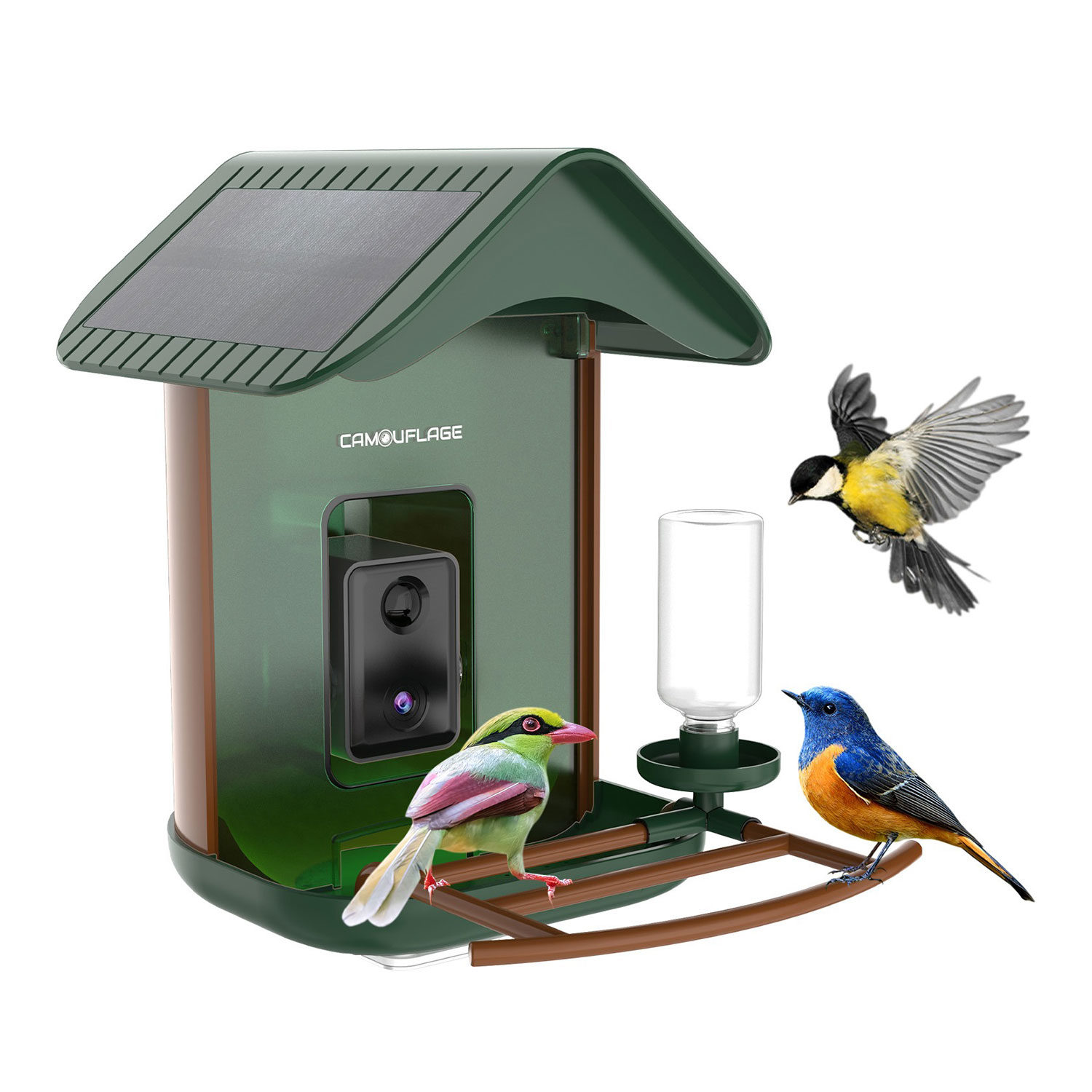 Camouflage EZ BirdFeed 1 Wildcamera met AI-vogelherkenning