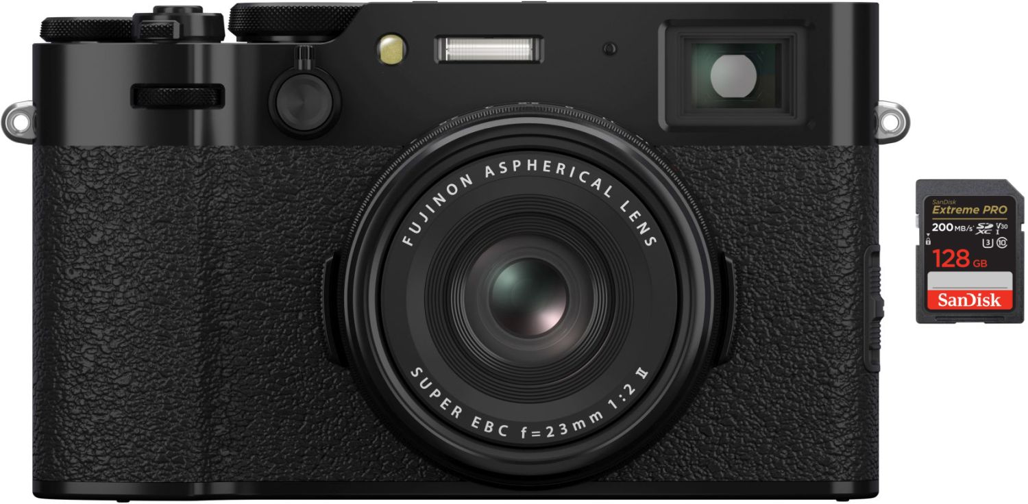FUJIFILM X100VI Zwart + SanDisk Extreme Pro SDXC 128GB 200MB/s