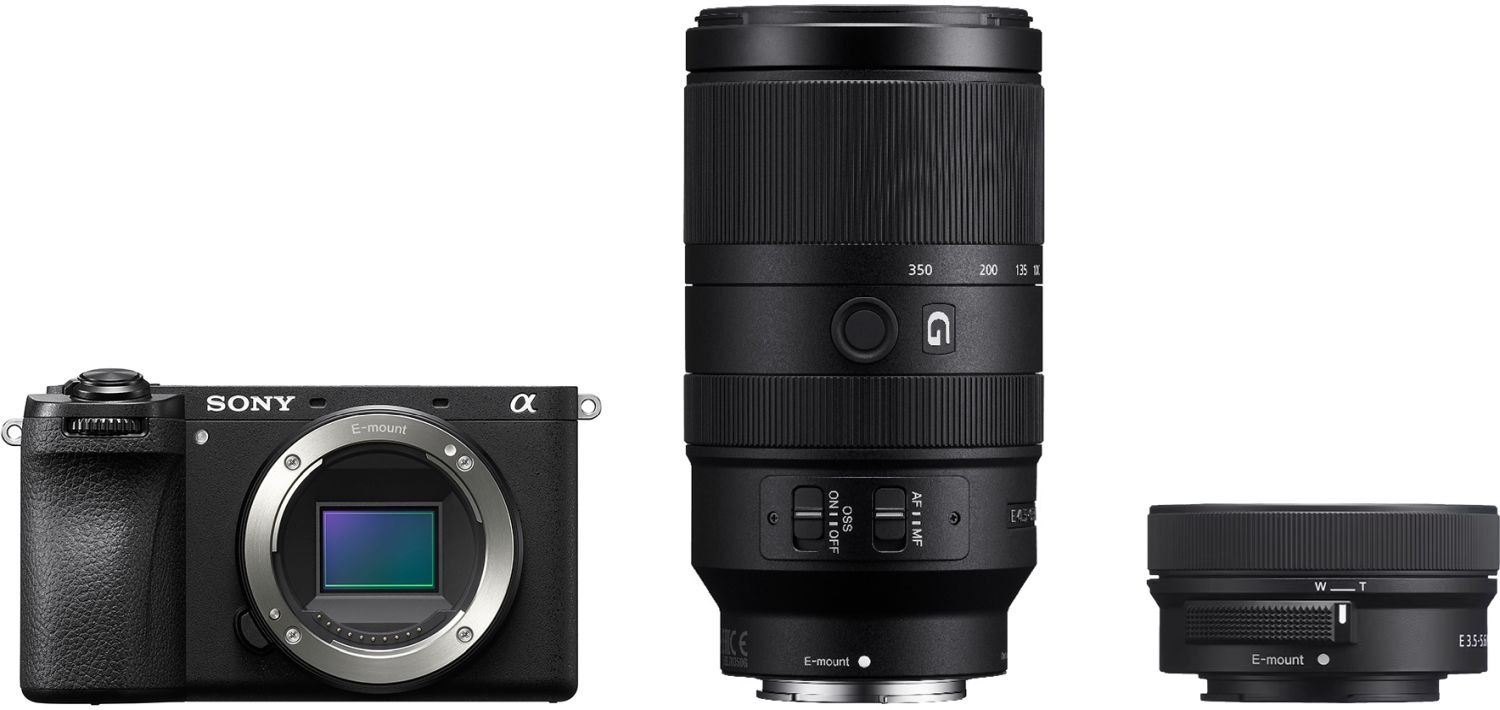 Sony Alpha ILCE-6700 systeemcamera met SEL 70-350mm f4.5-6.3 G OSS objectief