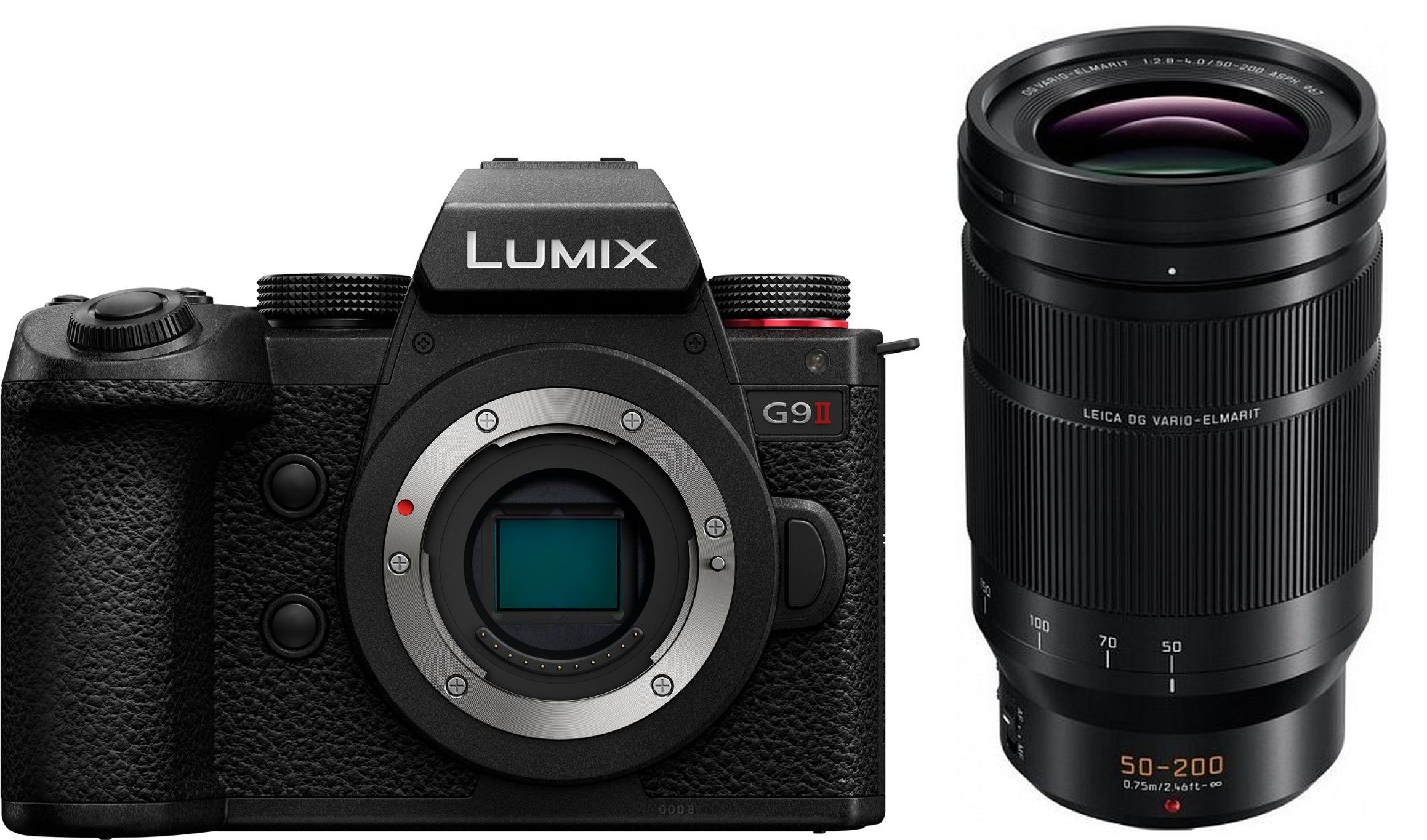 Panasonic Lumix G9 II systeemcamera met Leica 50-200mm f/2.8-4.0 DG ASPH. OIS objectief