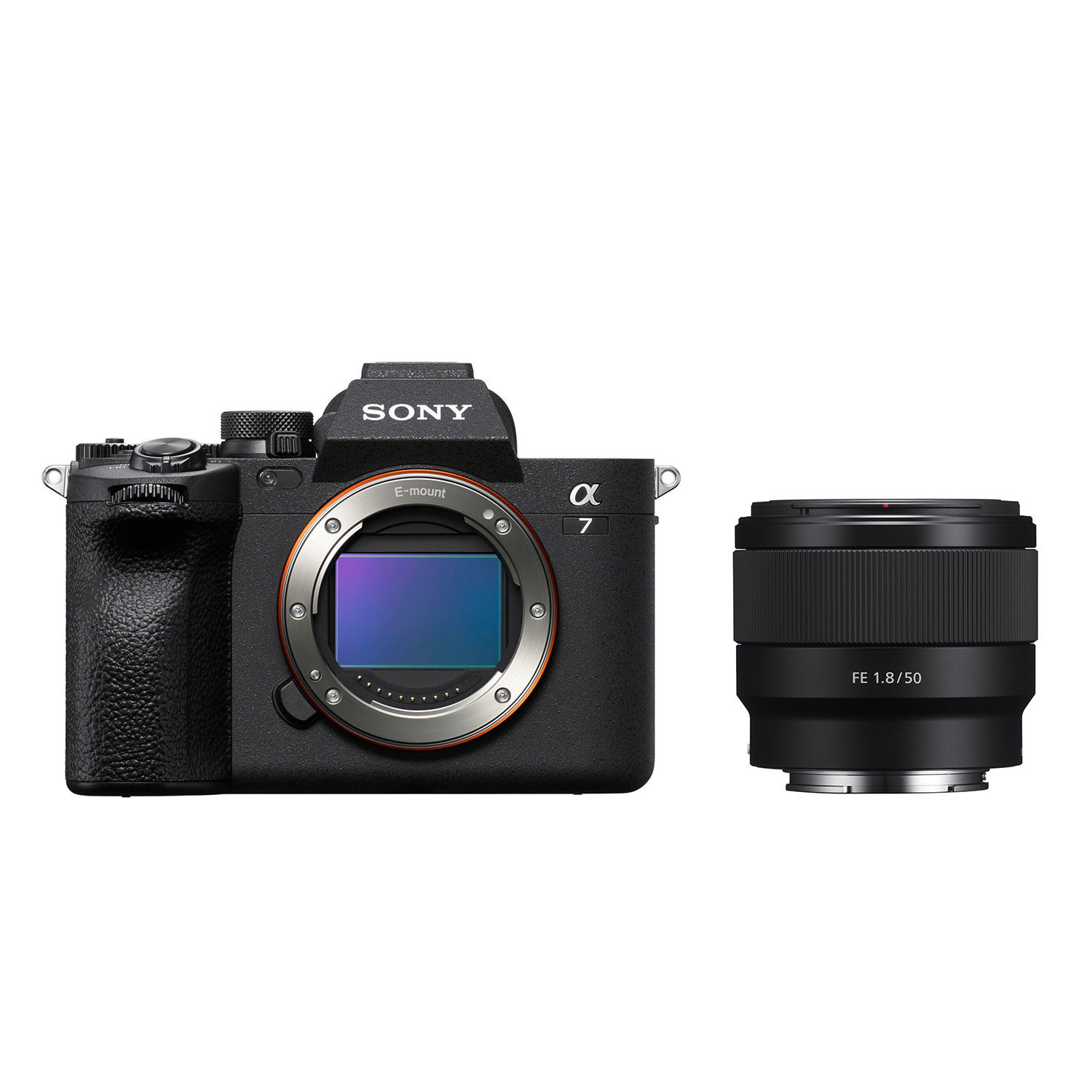 Sony Alpha A7 IV Systeemcamera met Sony FE 50mm f/1.8 Objectief