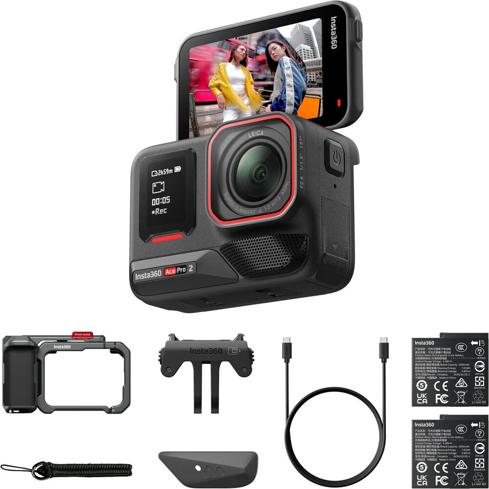 Insta360 Ace Pro 2 Dual Battery Xplorer Bundle actiecamera