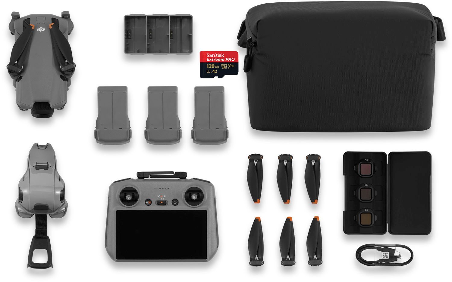 DJI Mini 5 Pro Fly More Combo Plus (RC2) + SanDisk Extreme Pro 128GB