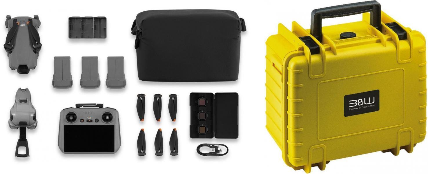 DJI Mini 5 Pro Fly More Combo (RC2) met B&W Case 2000 geel
