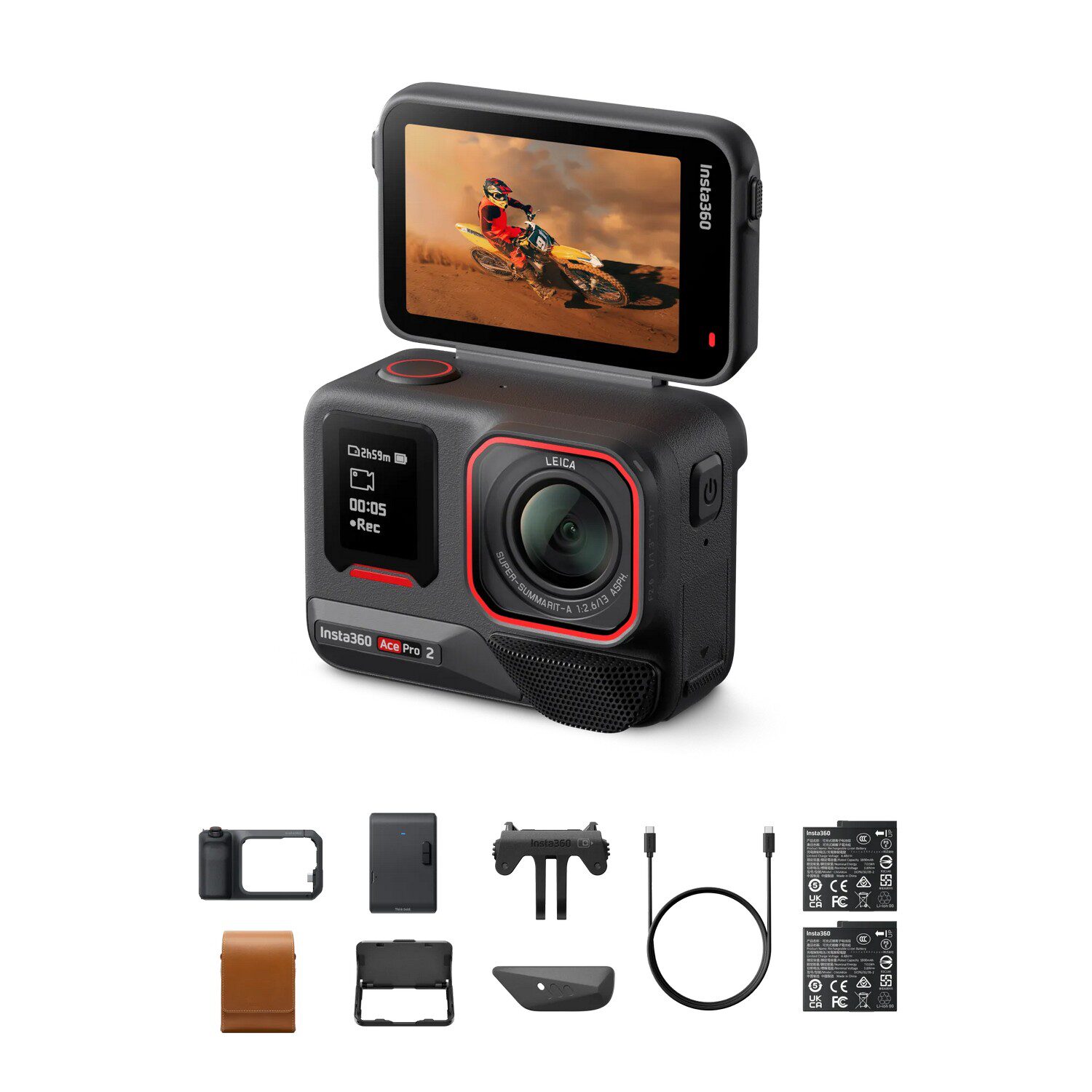 Insta360 Ace Pro 2 actiecamera met Flash Print Bundle