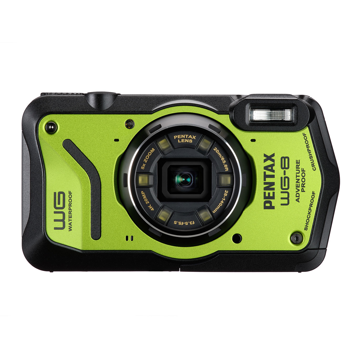Pentax WG-8 compact camera Groen