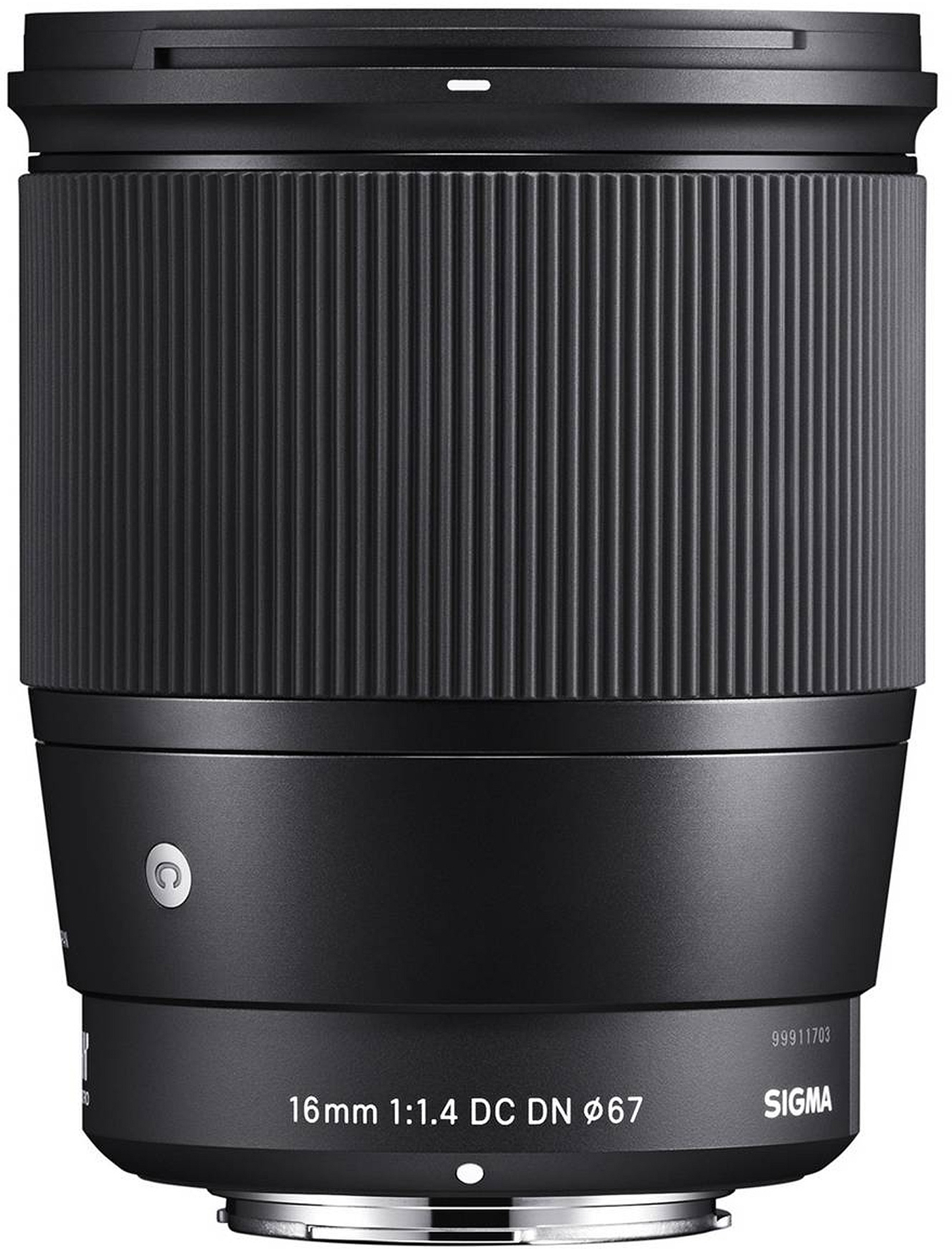 Sigma 16mm f/1.4 DC DN Contemporary groothoeklens voor Micro Four Thirds
